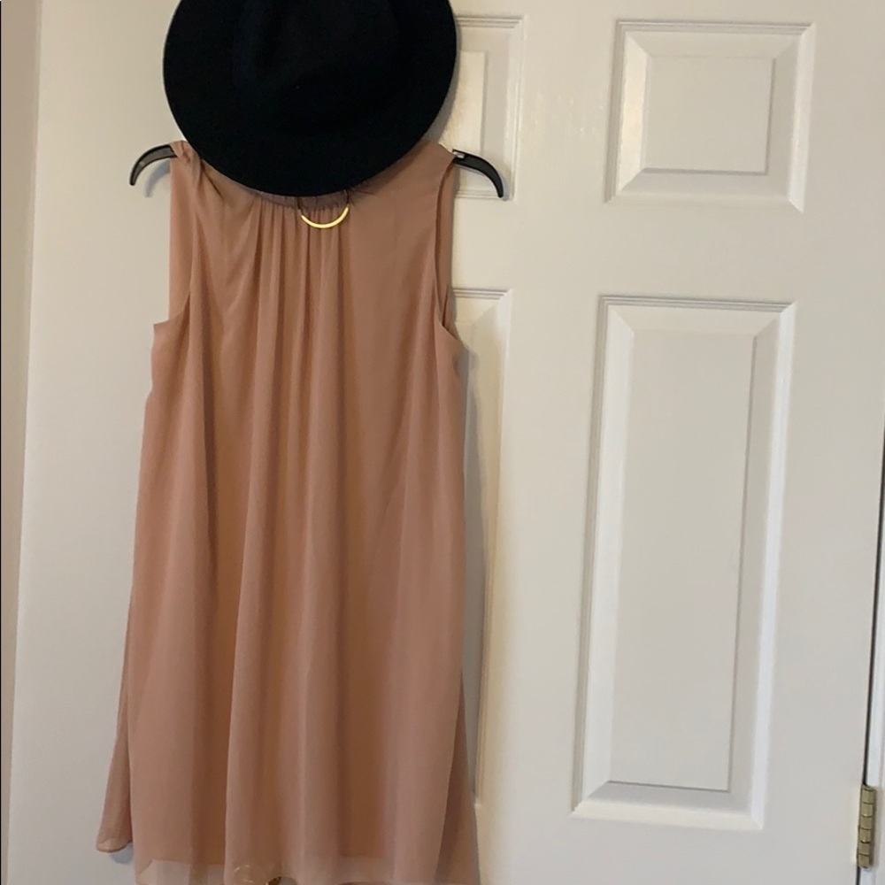 Blush colored dress